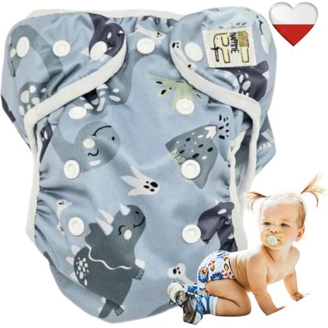 Copripannolino riutilizzabile in PUL, pannolini NappiMe blu per cani (1/5)