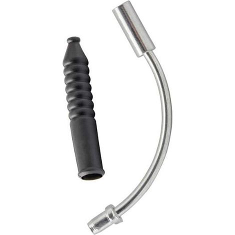 10 set di freni curvi a V di 90°, guide per cavi a elica, tubi freno per bicicletta e cuffie in gomma antipolvere per accessori da mountain bike. (1/4)
