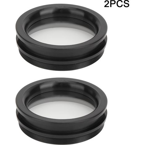 2 objectifs auxiliaires pour microscope, ultra-minces, haute transparence, anti-huile, protection de lentille (1/5)
