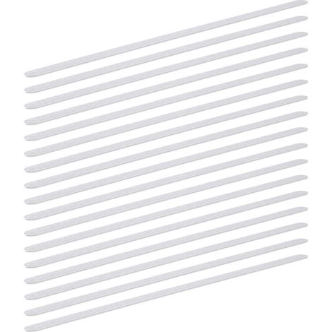 Relaxdays Non Slip Strips, Set of 34, 60 cm Length, Anti-Slip Shower Treads for Shower, Bathtub and Steps, Transparent