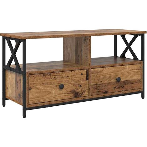 Maison Exclusive - Mobile TV con cassetto Legno vecchio 90 x 33 x 45 cm
