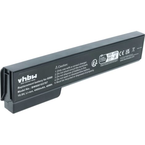 vhbw Akku Ersatz für HP 628668-001, 630919-421, 630919-541, 628670-001, 630918-541, 628666-001, 628664-001 für Notebook (4400 mAh, 11,1 V, Li-Ion) (1/5)