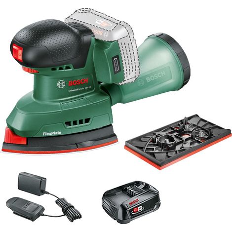 Bosch UniversalSander 18v 18V-10 Cordless Multi Palm Sander + 1.5AH Battery kit (1/5)