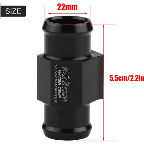 Adaptateur de jauge de capteur de tuyau de Joint de température d'eau de moto 22mm.