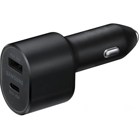 Chargeur voiture double - SAMSUNG - Samsung - Ultra-rapide 45W - Câble USB‑C/USB‑C 1,5m - Noir (1/2)