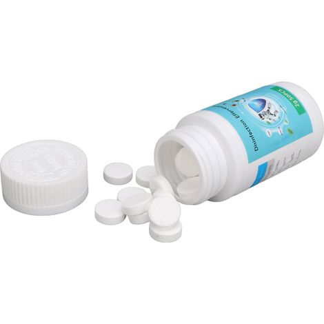 50 Stück Poolreinigungstabletten, Ultra-Reinigungs-Chlortabletten für Whirlpools, Spas und Waschbecken, 2 g (1/5)