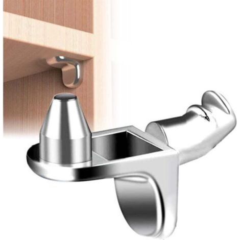 Taquet Etagere 5 mm 30 pièces Supports D'étagère avec Angle Fixe et Angle de Dupport, Supports D'étagère, Support D'étagère, Supports D'étagère - Supports D'étagère 5 mm Adaptés aux Armoires