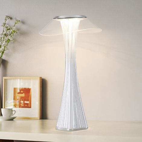 GBLY Lampada da tavolo a LED Touch dimmerabile 3000-6500K Bianco/Oro Lampada da comodino con batteria ricaricabile Illuminazione per interni ed esterni Lampada da lettura con USB