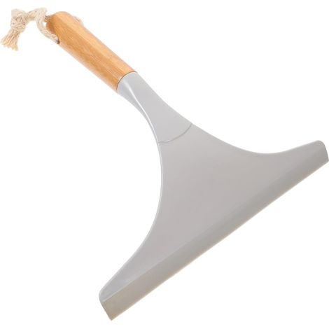 Raclette de Bain pour Nettoyage Facile Plusieurs Styles en Bois Lame en Silicone Trou Suspendre Pratique Plusieurs Styles des Portes de Bain et Vitres Lisses (1/5)
