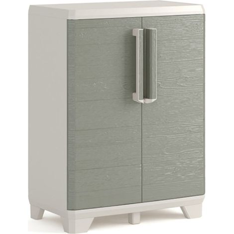 Armadio Keter basso Wood Grain cm 68x39x97 h (1/5)