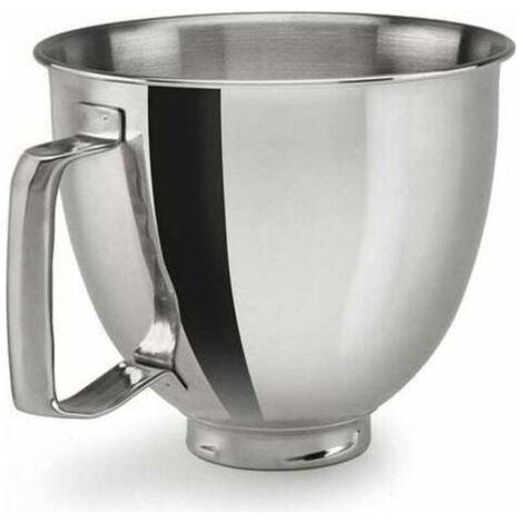 KitchenAid Bol mélangeur en acier inoxydable Kaishanyi Chef Machine Accessoires K5THSBP pour 5QT avec poignée (1/4)