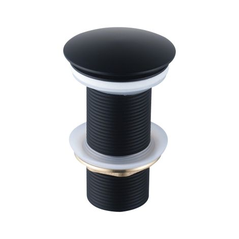 FugaFlow Eccelente Acces - bouchon d'évacuation prolongé - mat noir (1/5)