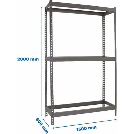 Estantería SIMONRACK Ecoforte 1506-3 gris