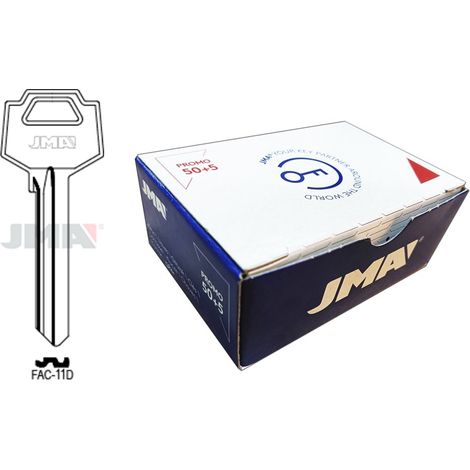 Jeu de clés JMA Promo 50 clés + 5 gratuites en acier type A