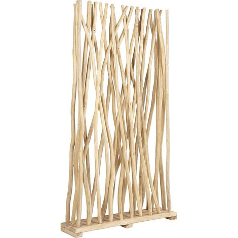 Divisorio L. 100 x P. 25 x H. 180 cm in Legno di teak Naturale - GAYANA