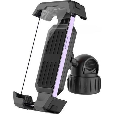 Support Telephone Velo, [Installation 3S & Anti-Vibration Ultime] Support Telephone Moto, 360° Rotation & Pince de Guidon Robuste Améliorée, Porte Téléphone Vélo pour 4,7-6,8” Smartphones (1/5)