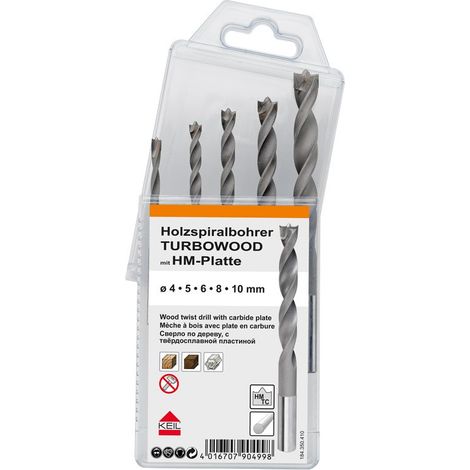 MultiPack TC BR. P/ MADERA  TURBOWOOD, 5 pcs. 184/4+5+6+8+10 mm