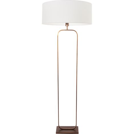 Steinhauer - stehlampe - Stang - bronze - leinen metall -