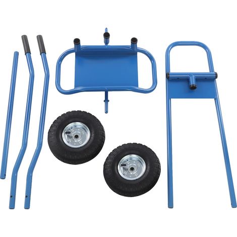 Chariot de transport, capacité de 220 kg, design convivial, Bleu (1/2)