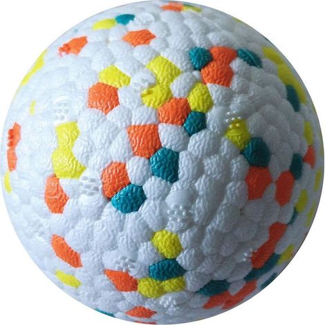Une balle pour chien indestructible, un jouet antidérapant pour animaux de compagnie doté de fonctions sensorielles intelligentes. (1/5)