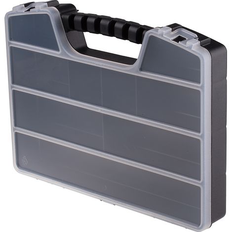 Boite compartimentée RS PRO, 9 Compartiments, Plastique, 50mm x 320mm x 250mm ( Prix pour 1 ) (1/2)