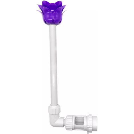 Fontaine de lotus violet avec bassin à double fil (1/4)