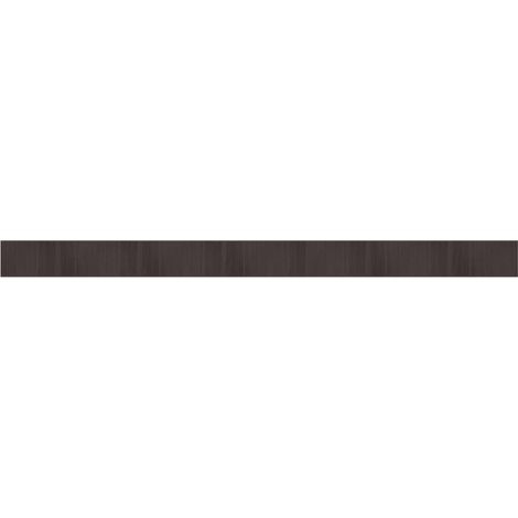 Tapis rectangulaire marron foncé 70x1000 cm bambou (1/5)
