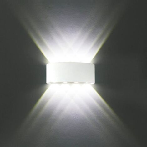 Stoex – 8W Wasserdichte LED-Wand- und Deckenleuchte – Kaltweißes Licht – Modernes Design für Wohnzimmer, Flur, Lounge – Korrosionsbeständig (1/4)