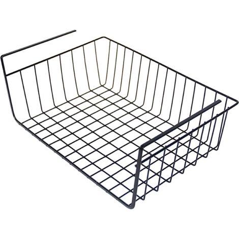 Eisen Organizer Porte documents Regal Schmal Schwarz