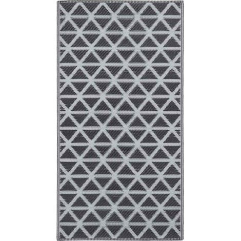 Maison Exclusive - Outdoor-Teppich ARAKIL Schwarz 160x230 cm PP (1/5)