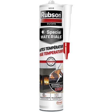 Rubson Dichtmasse Schwarz 280 ml Widerstandsfähig bis 1200°C