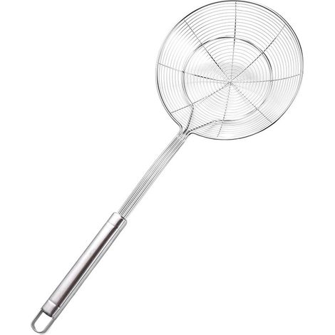 Passoire à nouilles en acier inoxydable renforcé et épaissi, cuillère filtrante pour pâtes, ustensile de cuisine (1/5)
