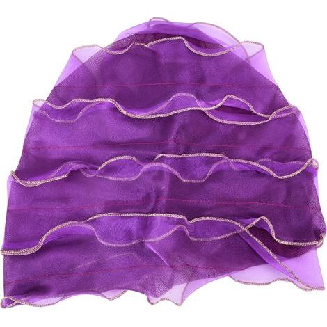Buntes, bequemes Damen-Stirnband, mehrfarbiges Stirnband für Mütter, Lila (1/5)