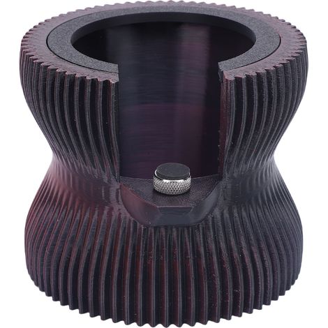 Support à tamper porte-filtre café PLA acier inoxydable base pour porte-filtre 51mm 53mm 58mm rouge vin (1/5)