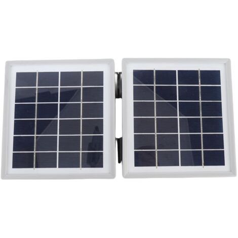 BUNTHAUS Chargeur Solaire Pliable 10W Monocristallin - IP65, 2 Ports DC, pour Randonnée/Camping/Pêche (Blanc) (1/5)