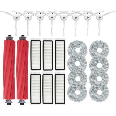 Pour Roborock Q Revo / P10 A7400RR Robot Aspirateur Accessoire Brosse Latérale Principale Filtre Hepa Chiffons de Vadrouille Pièces (1/5)