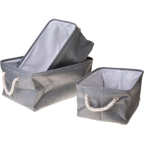 Set 3 Contenitori in Tessuto 45 cm (1/5)