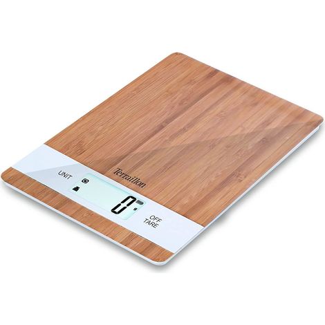 bilancia da cucina elettronica 5kg/1g bambù - 15338 - terraillon