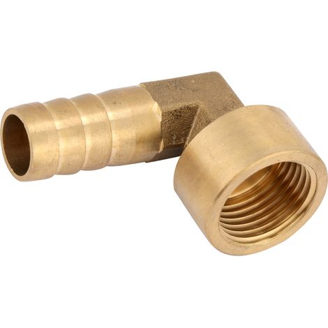 Raccord coudé femelle en laiton G1/2 pour tuyau, connecteur, adaptateur de joint (14 mm) (1/5)