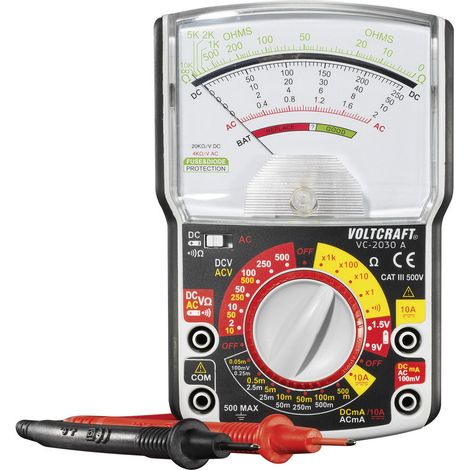 VOLTCRAFT VC-2030A Hand-Multimeter  analog  CAT III 500 V