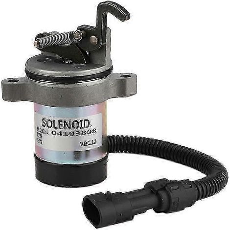 Électrovanne d'arrêt de carburant Deutz modèle 04103808 compatible avec les moteurs F3L, F3M, F4L et F4M de 2011 (2011) (1/5)