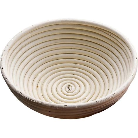 Panier de protection pour pâte rond en rotin fait main, 23 x 8 cm (1/5)