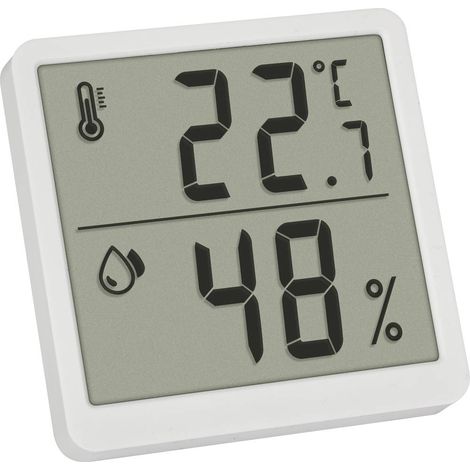 TFA Dostmann Digitales Thermo-Hygrometer Termoigrometro Bianco 1 pz. (1/5)