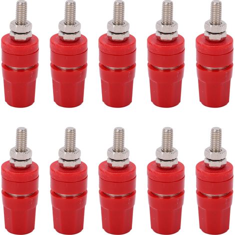 24A 4,0-mm-Bananenstecker für Lautsprecher und Verstärker – Hochwertige Klemmklemme