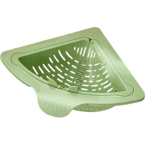 Panier de vidange magnétique pour évier Panier filtrant Triangulaire 17,5 x 17,5 x 9 cm pour évier de Cuisine en polypropylène À Suspendre (1/5)