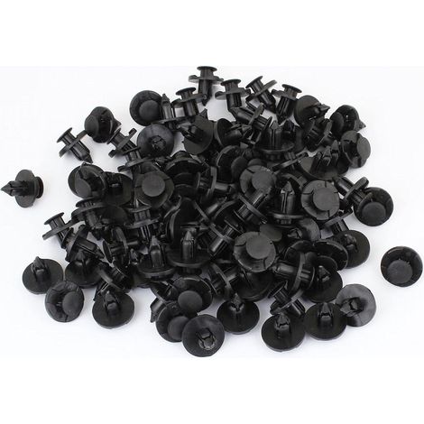100 pièces Rivet de Fixation en Plastique Garde-boues Pare-Chocs Clips de 8 mm poussé (1/5)