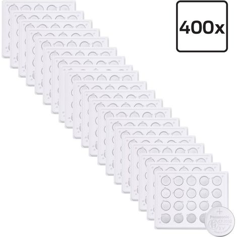 Panasonic Batteria a bottone CR 2032 3 V 400 pz. 225 mAh Litio CR2032