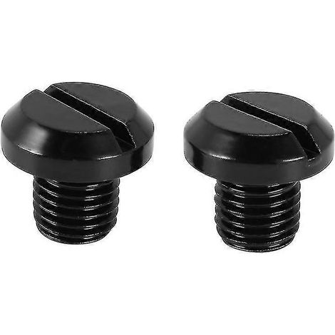 Lot de 2 bouchons d'obturation pour rétroviseurs, M10 x 1,25, en alliage, compatibles avec Grom MSX125, FZ07/FZ1, Z800 (1/4)