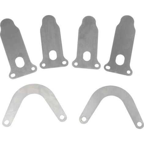 6pcs Plaques à Soupapes en Métal Argenté pour Compresseur D'air, Haute Performance, Faciles à Remplacer, Accessoires Indispensables pour Compresseur Silencieux sans Huile (1/5)