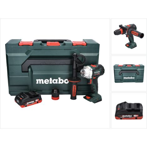 Perceuse-visseuse sans fil 18V – Moteur Brushless 130Nm – 1 batterie 4,0Ah – Pour bois et métal – Coffret metaBOX (1/5)